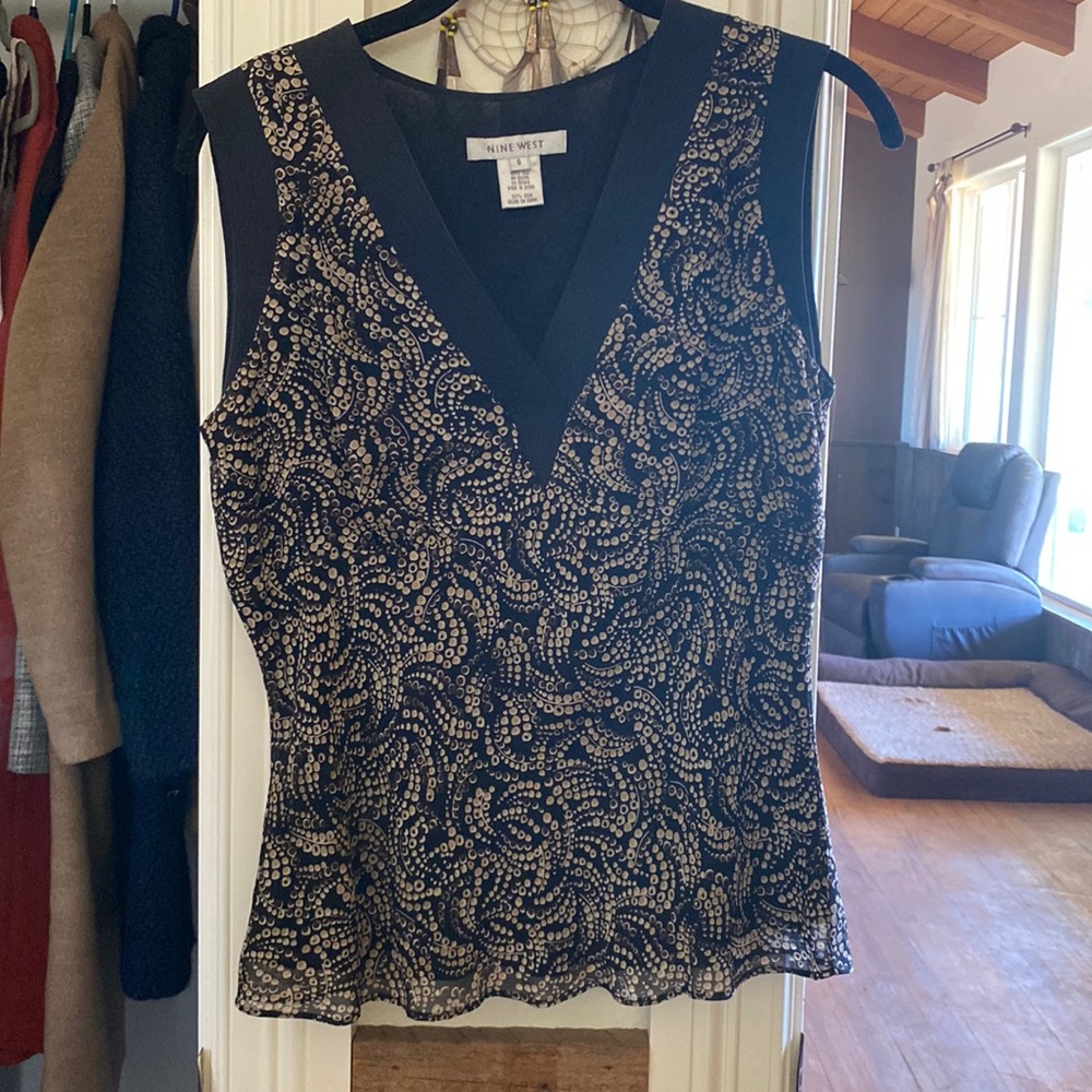 Paisley work blouse